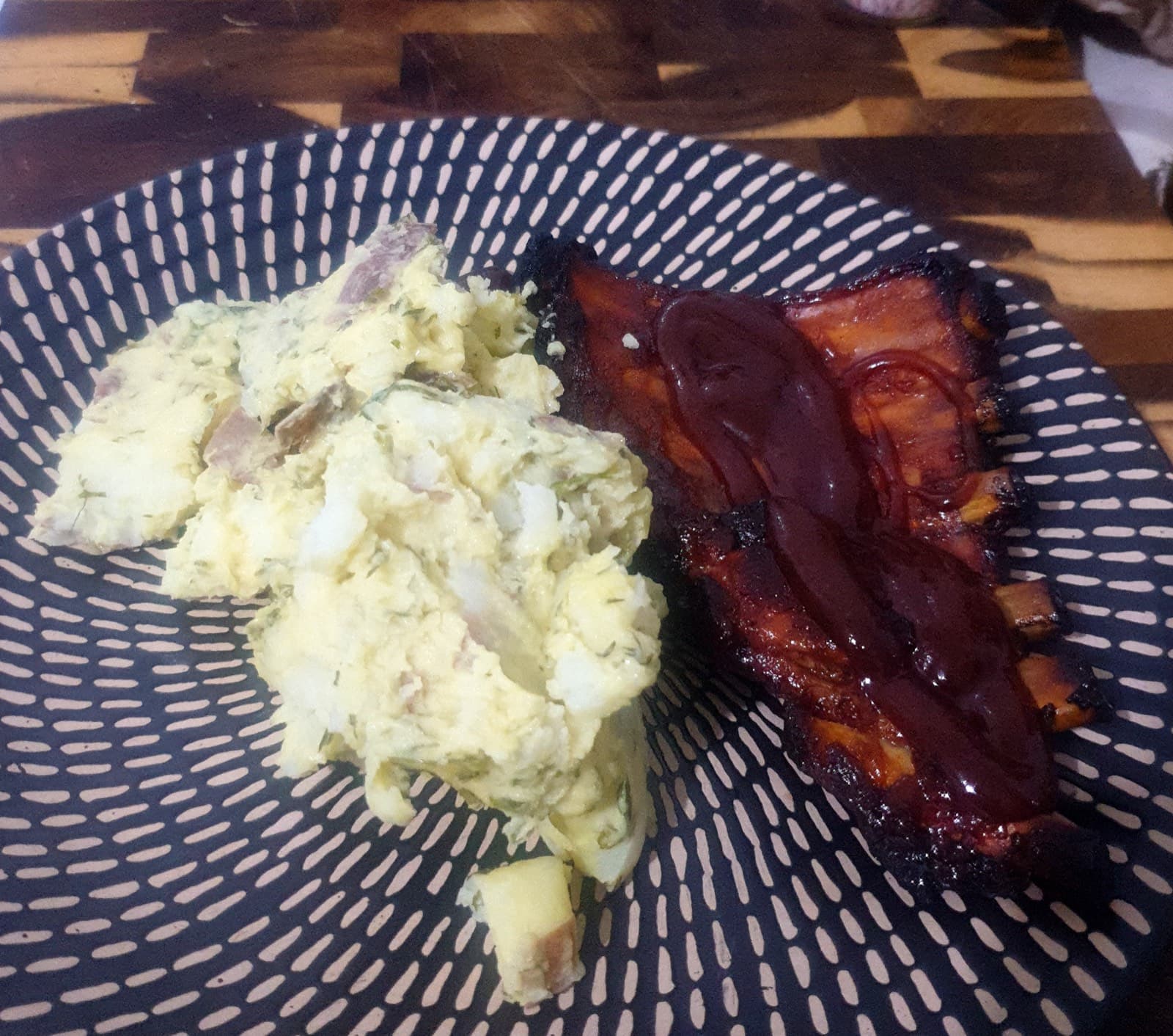 BBQ Pork Ribs before